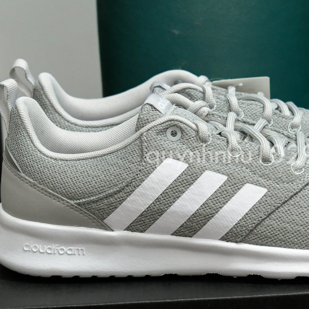 adidas Ladies' QT Racer 2.0 Sneaker IN GRAY - Picture 3 of 8